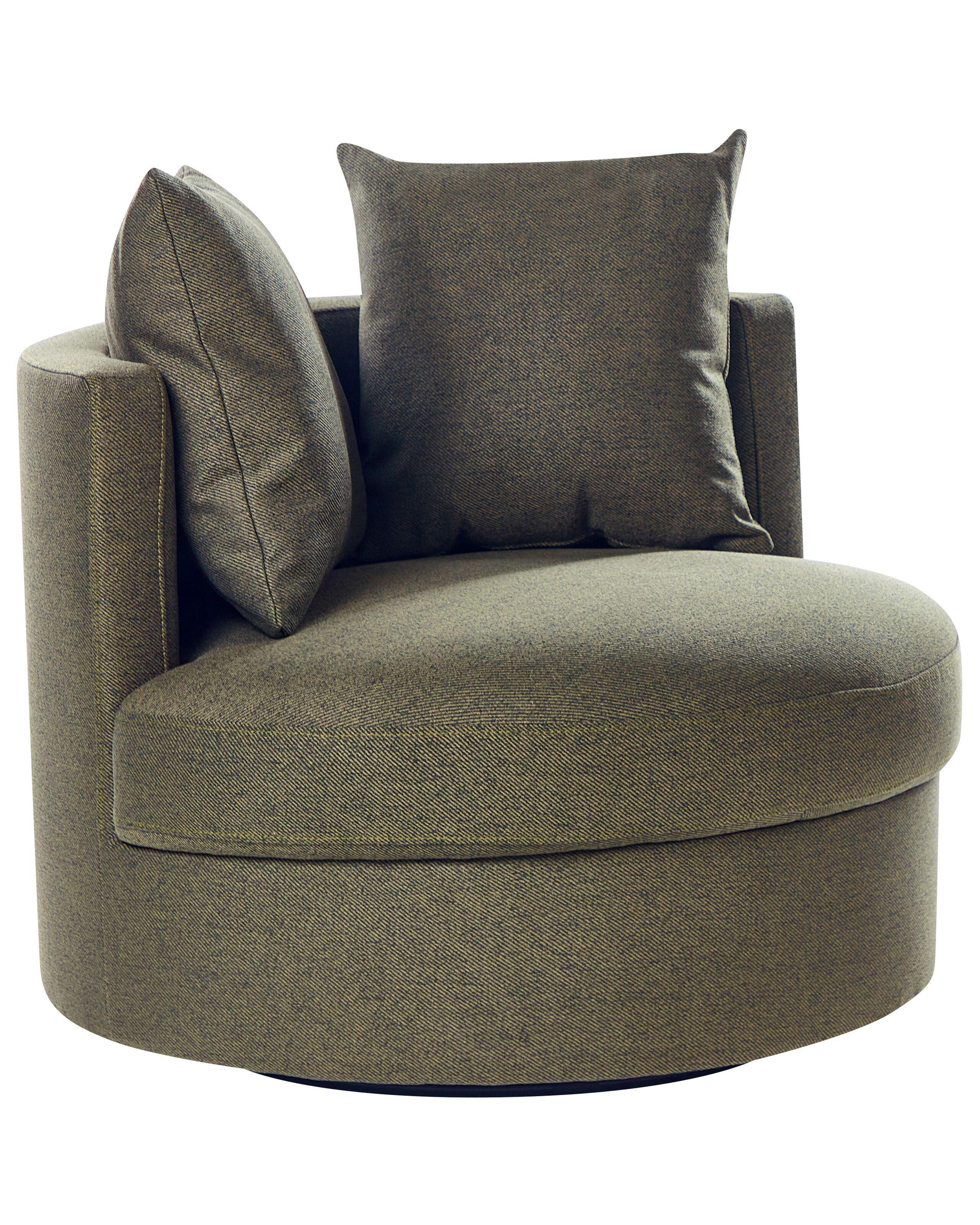 Beliani Fauteuil pivotant en Polyester Moderne DALBY  