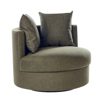 Fauteuil en Polyester Moderne DALBY