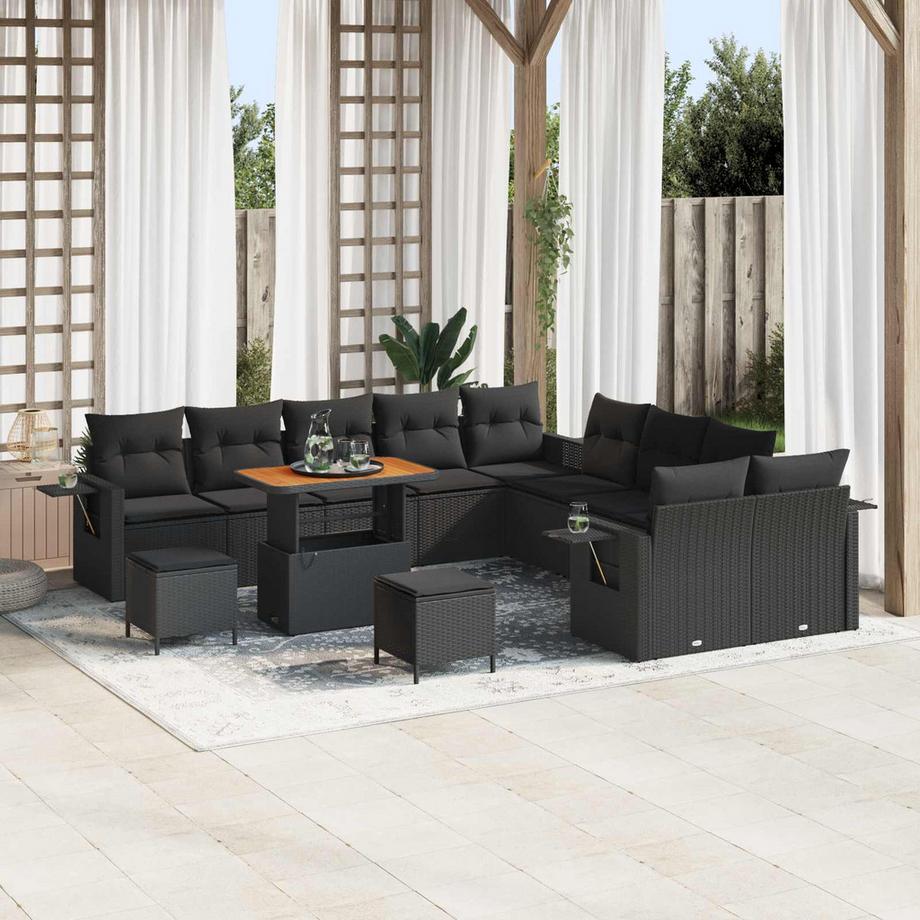 VidaXL Set di Mobili da Giardino Polyrattan  