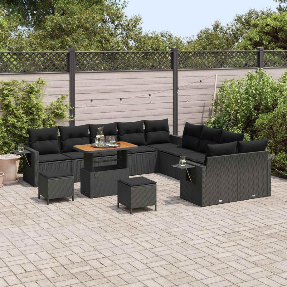 VidaXL Set di Mobili da Giardino Polyrattan  