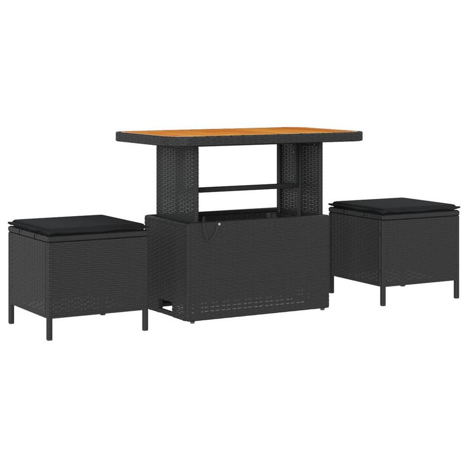 VidaXL Set di Mobili da Giardino Polyrattan  