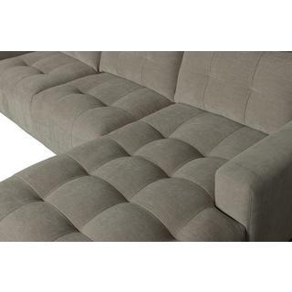 mutoni Ecksofa Bar rechts Webstoff Warm Grey 280x170  