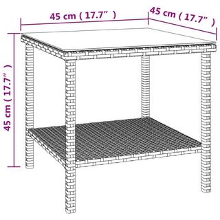 VidaXL tavolino Polirattan  