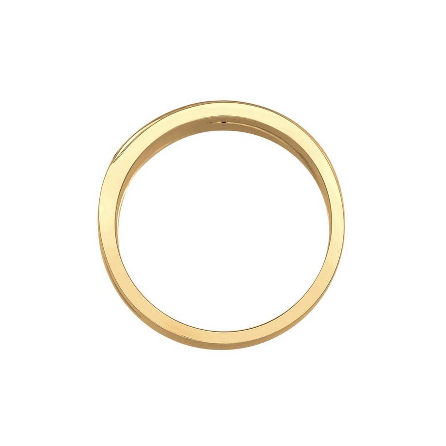 Elli  Ring Bandring Wickelring Kristalle 925 Silber 