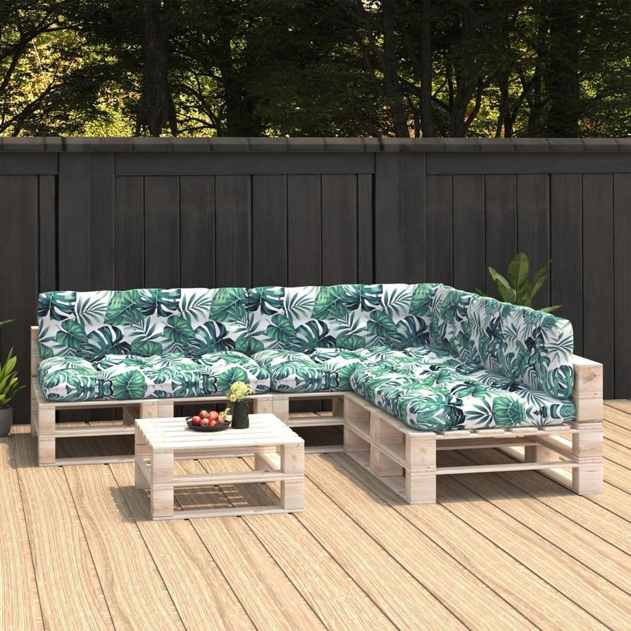 VidaXL Palettensofa-auflagen 7 stk. gewebe  