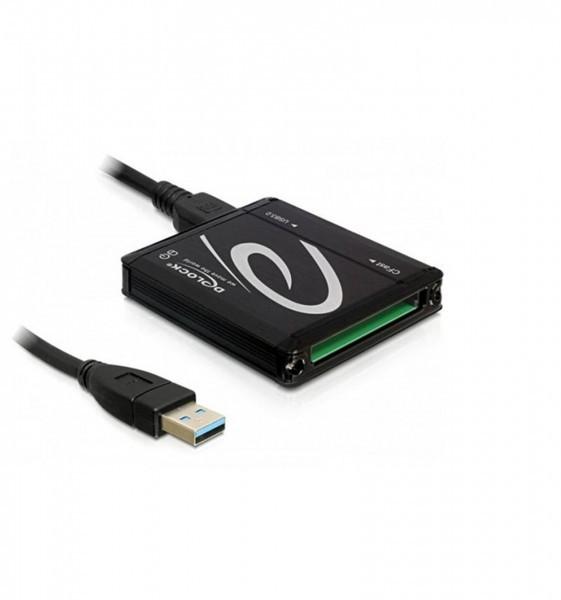 DeLock  91686 lecteur de carte mémoire USB 3.2 Gen 1 (3.1 Gen 1) Noir 