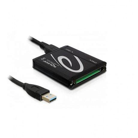 DeLock  91686 lecteur de carte mémoire USB 3.2 Gen 1 (3.1 Gen 1) Noir 