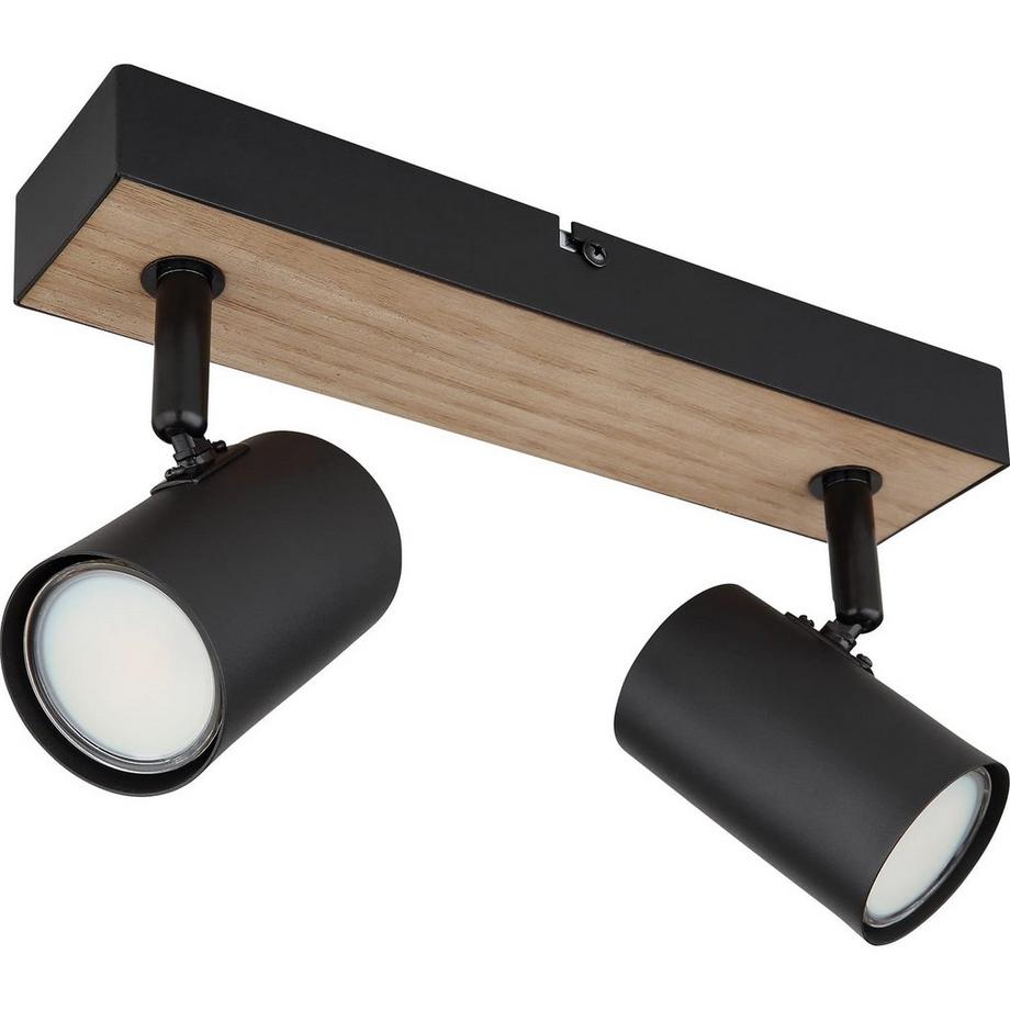 mutoni Spot Robby I métal noir mat 2xGU10  