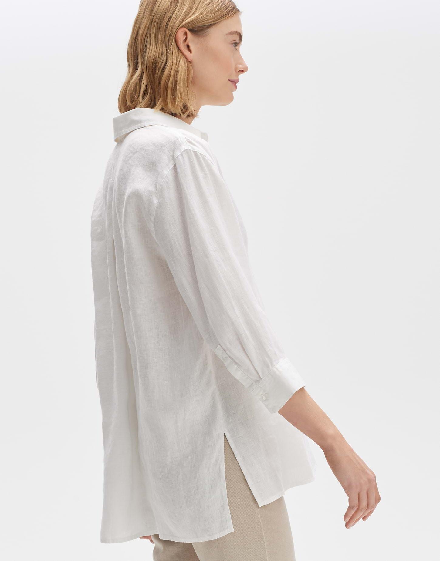 OPUS  Blouse en lin Fengani coupe droite 