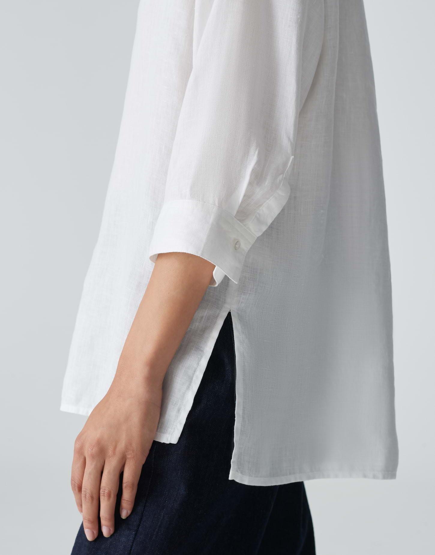 OPUS  Blouse en lin Fengani coupe droite 