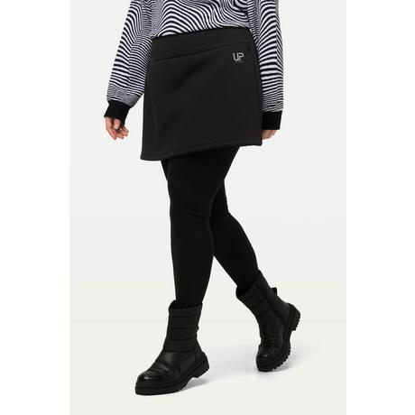 Ulla Popken  Rock, Webfell-Futter, Elastikbund, High Waist 