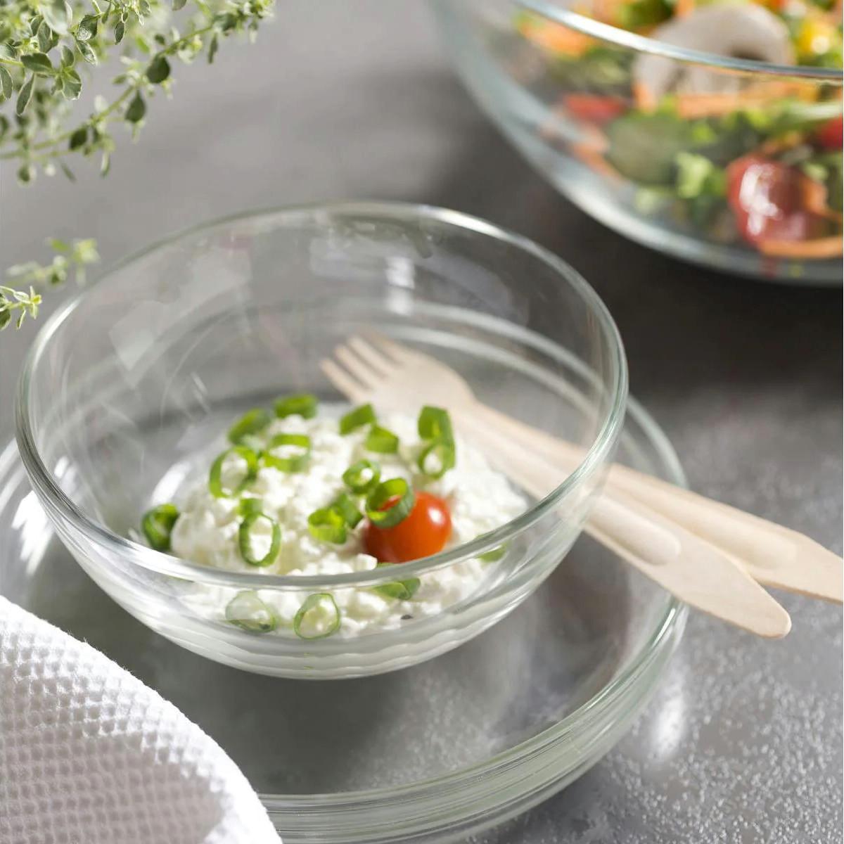 LEONARDO Frühstücks- & Dessertteller Cucina Ø 18 cm, Transparent  