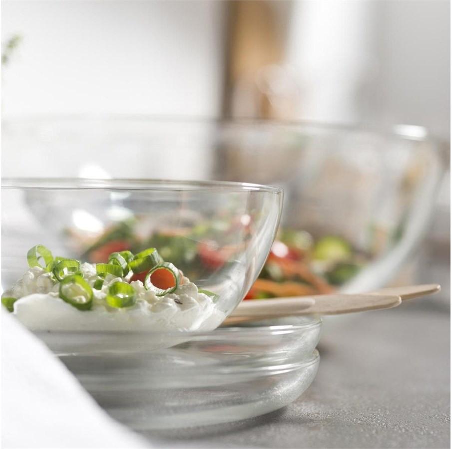 LEONARDO Frühstücks- & Dessertteller Cucina Ø 18 cm, Transparent  