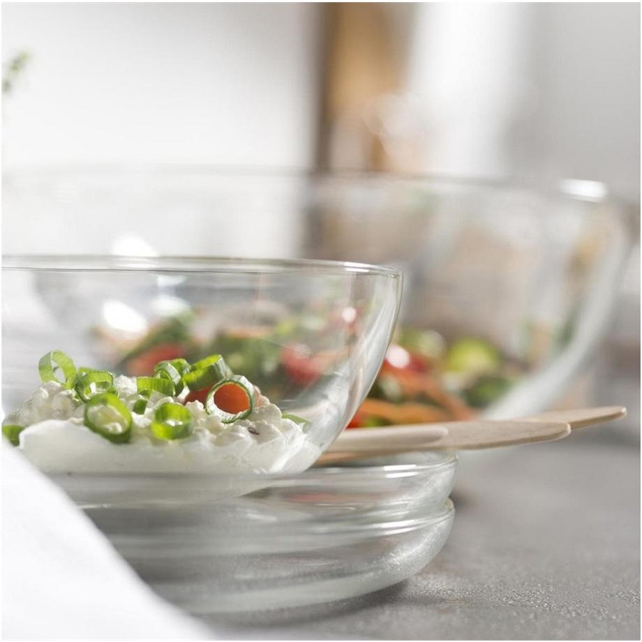 LEONARDO Frühstücks- & Dessertteller Cucina Ø 18 cm, Transparent  