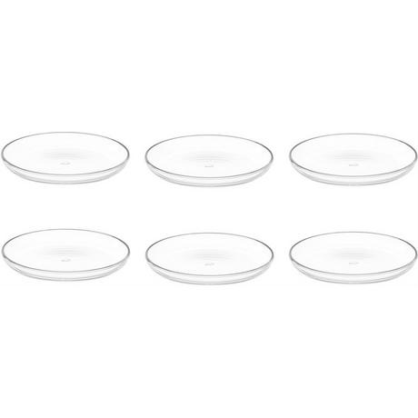 LEONARDO Frühstücks- & Dessertteller Cucina Ø 18 cm, Transparent  