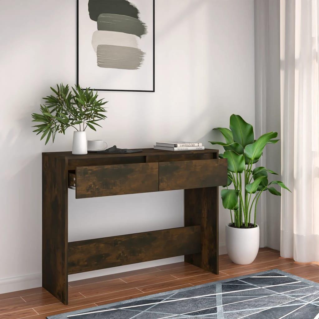 VidaXL Table console bois d'ingénierie  