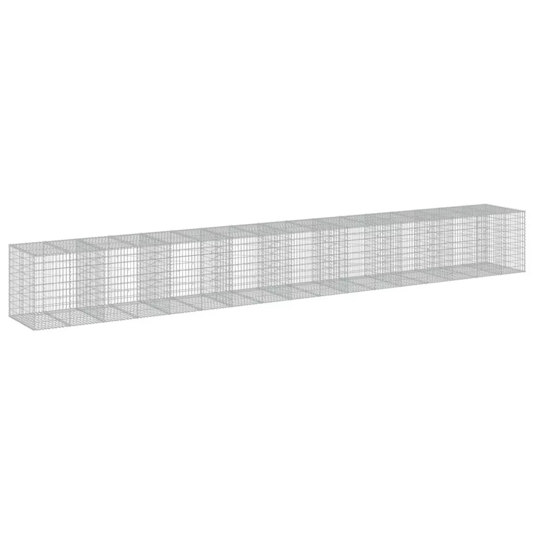 VidaXL - Panier gabion fer, One Size, Argent