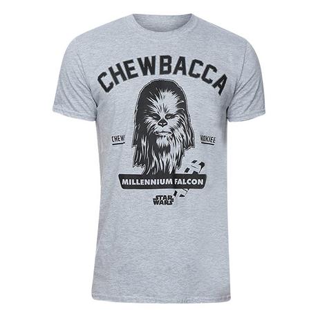 STAR WARS Collegiate Chewbacca T-Shirt Manches Courtes  