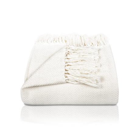 Alopini Coperta Premium con Frange  