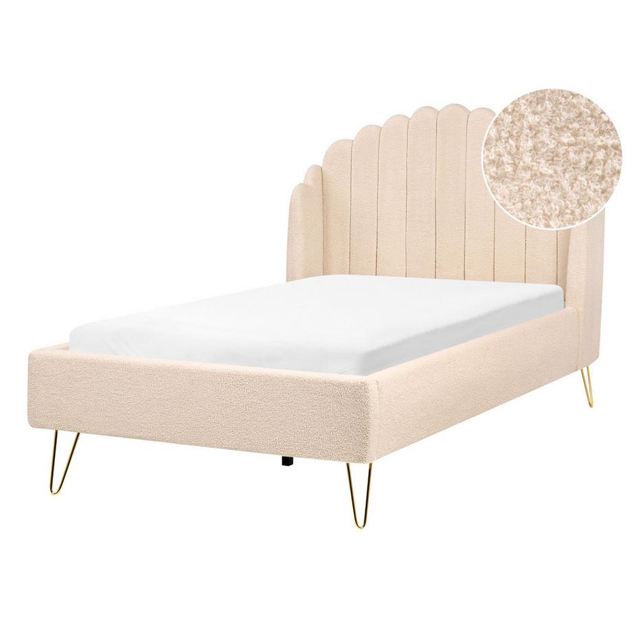 Letto en Bouclé Minimalista AMBILLOU