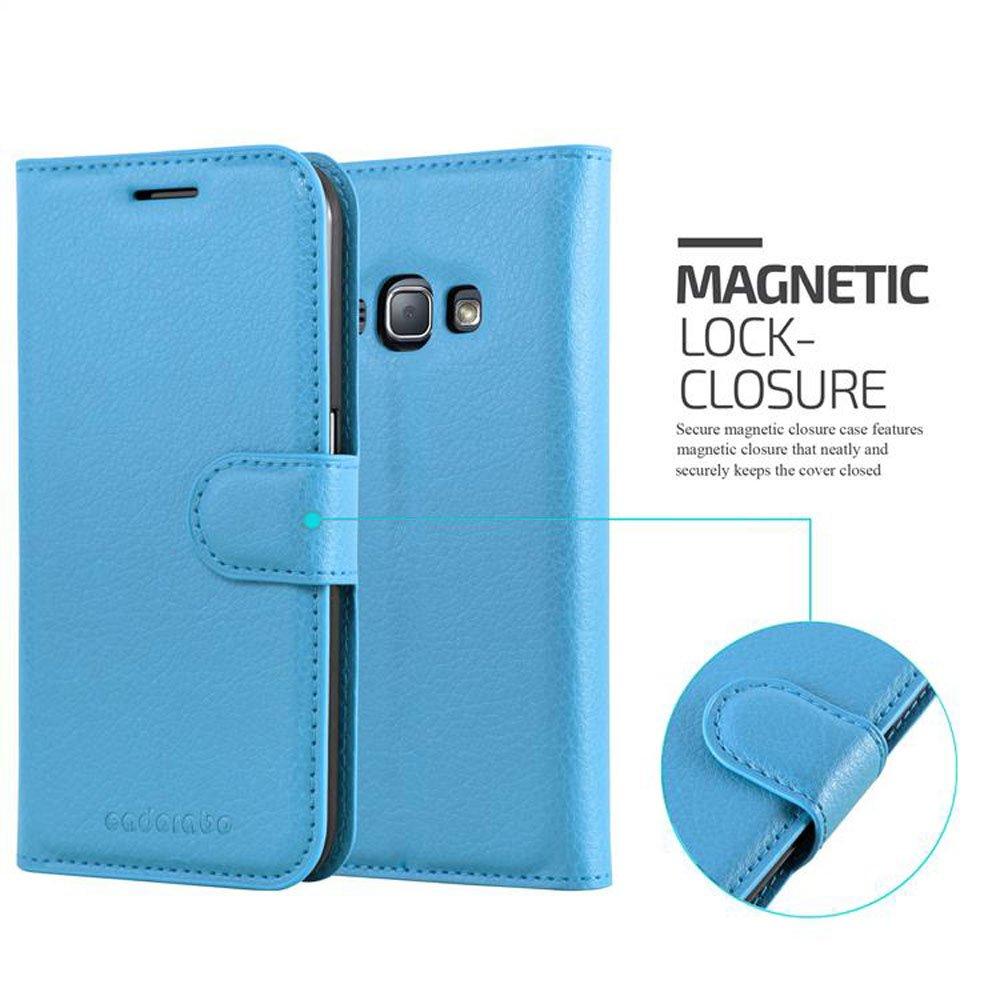 Cadorabo  Housse compatible avec Samsung Galaxy J1 2015 - Coque de protection avec fermeture magnétique, fonction de support et compartiment pour carte 