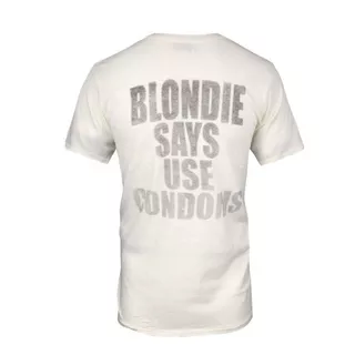 Junk Food Tshirt SAYS  Blanc