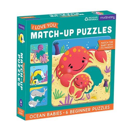 mudpuppy  Match-Up Puzzle 2pcs / Ocean Babies, Mudpuppy 