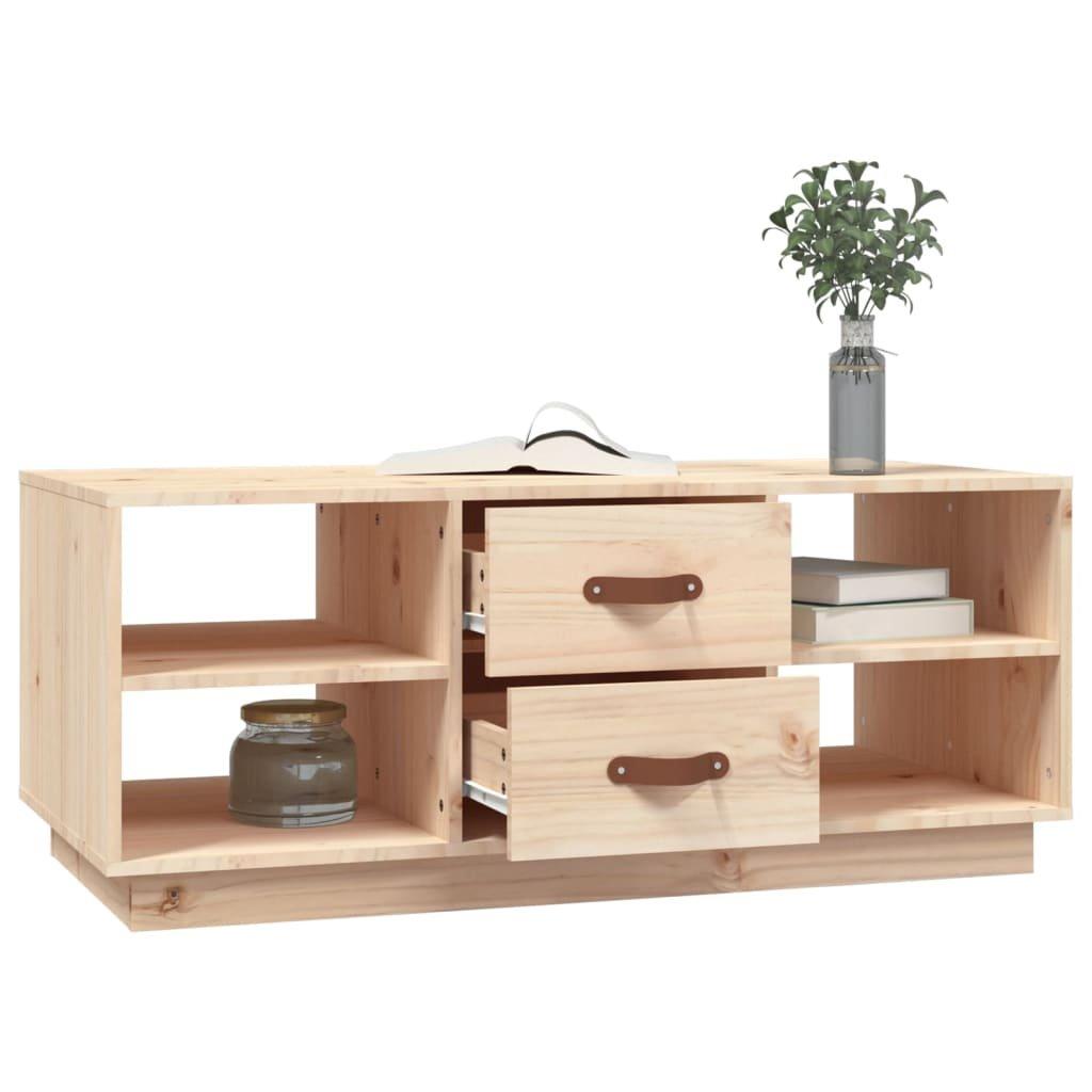 VidaXL Table basse bois de pin  