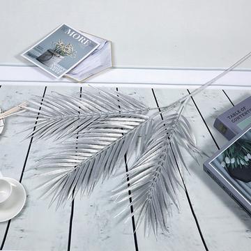 DEKO BLUME PALME SILBER H90CM