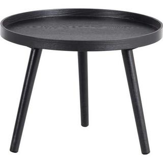 mutoni Table d'appoint Mesa noir rond 45x45  