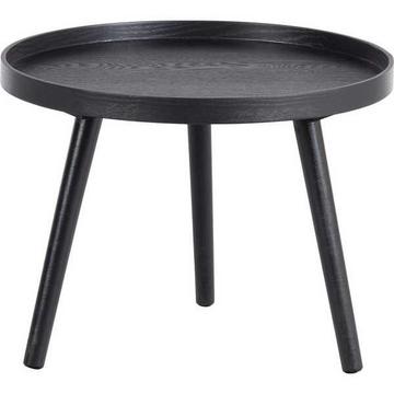 Table d'appoint Mesa noir rond 45x45