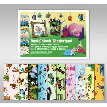 URSUS 12840099 Kunstdruckpapier Kunstpapier 16 Blätter