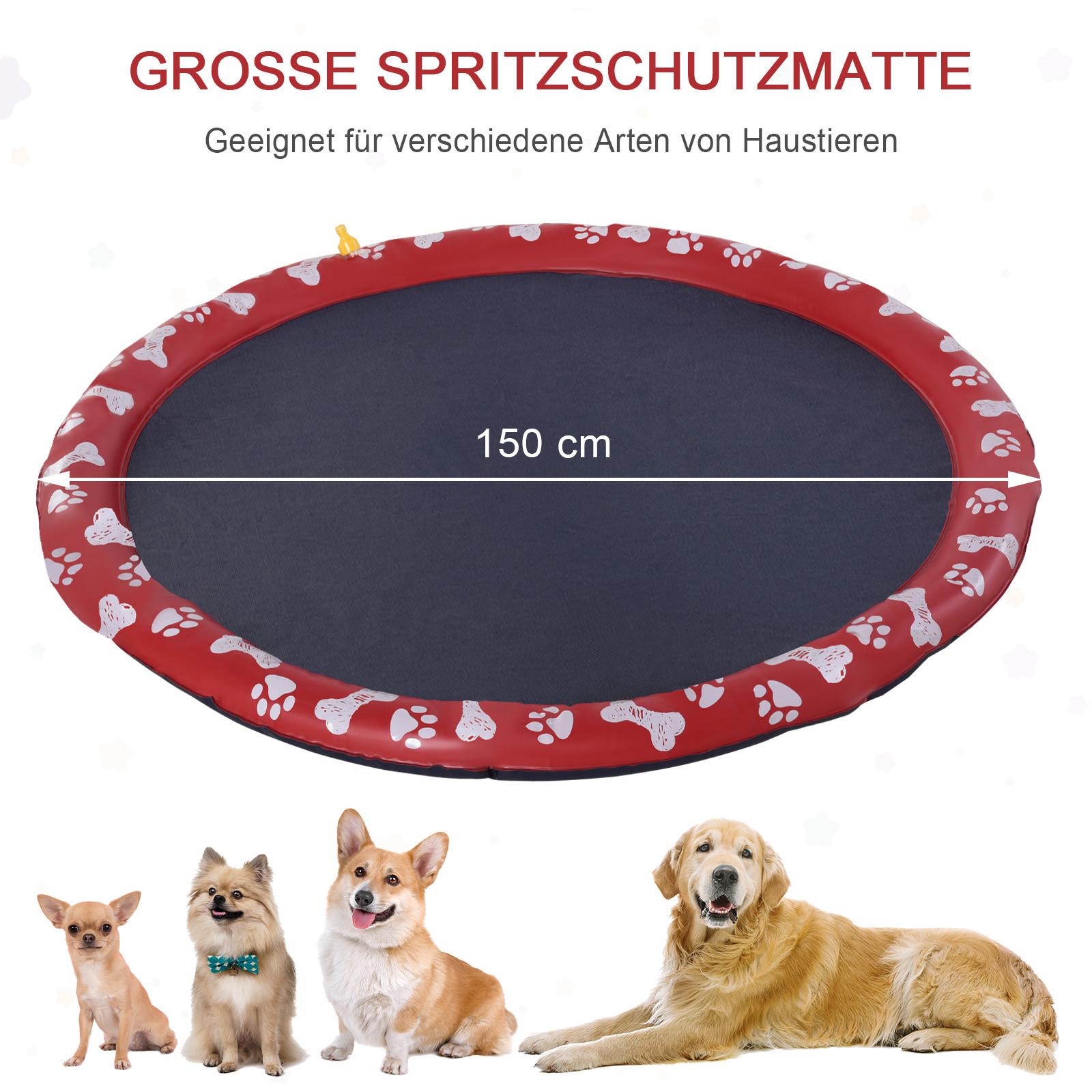 PawHut  Sprinkler Pad für Hunde 