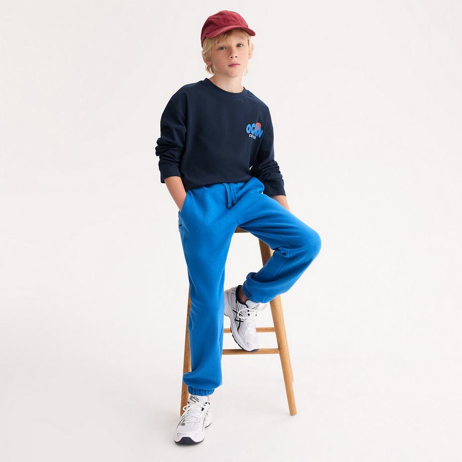 Jogging oversize en molleton