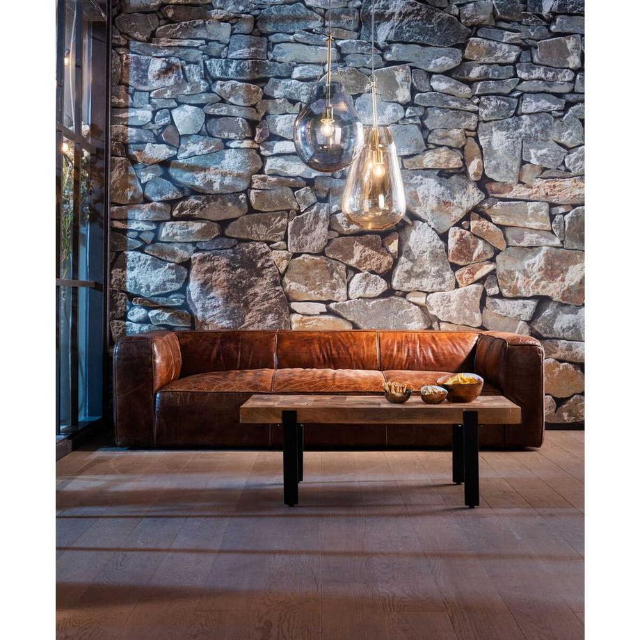 KARE Design Vintage Leder Sofa Cubetto 3 Sitzer  