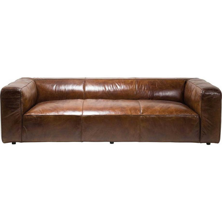KARE Design Vintage Leder Sofa Cubetto 3 Sitzer  