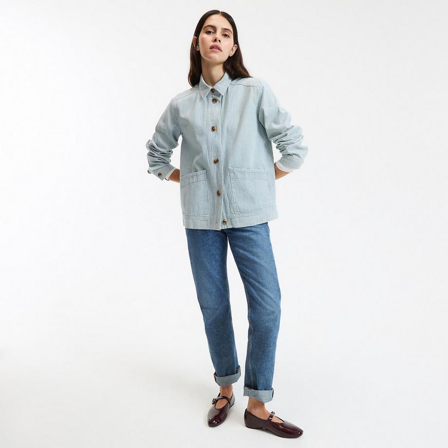 La Redoute Collections Giacca a righe Signature con abbottonatura  