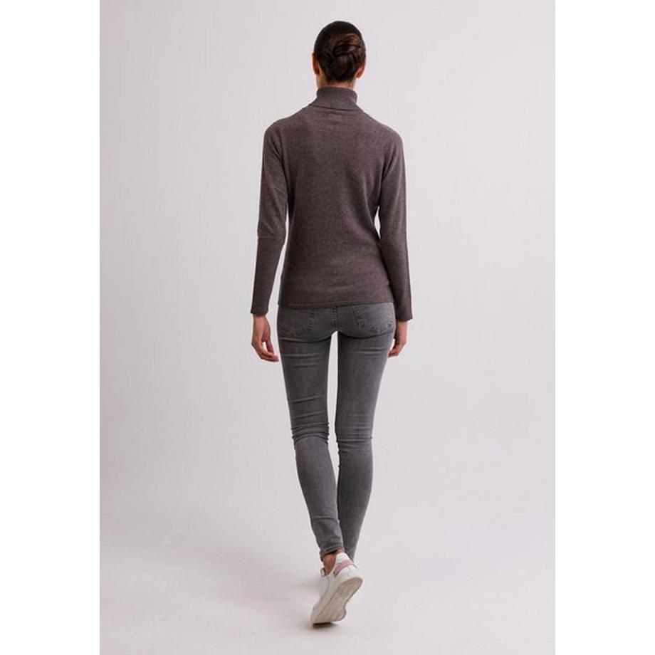 CASH-MERE.CH Pull Col Roulé Cachemire  