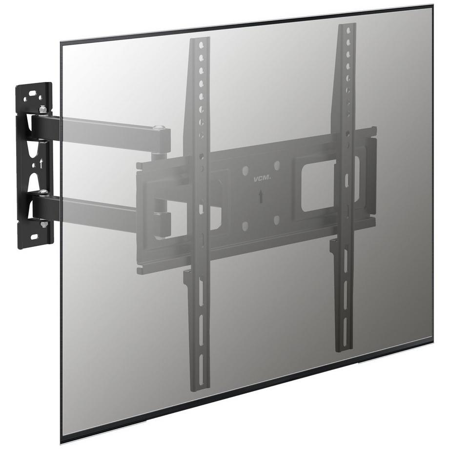 VCM Universal TV Halterung | VESA Wandhalterung | Halter ausziehbar schwenkbar neigbar | Belastbarkeit bis zu 25kg - B-SN400  
