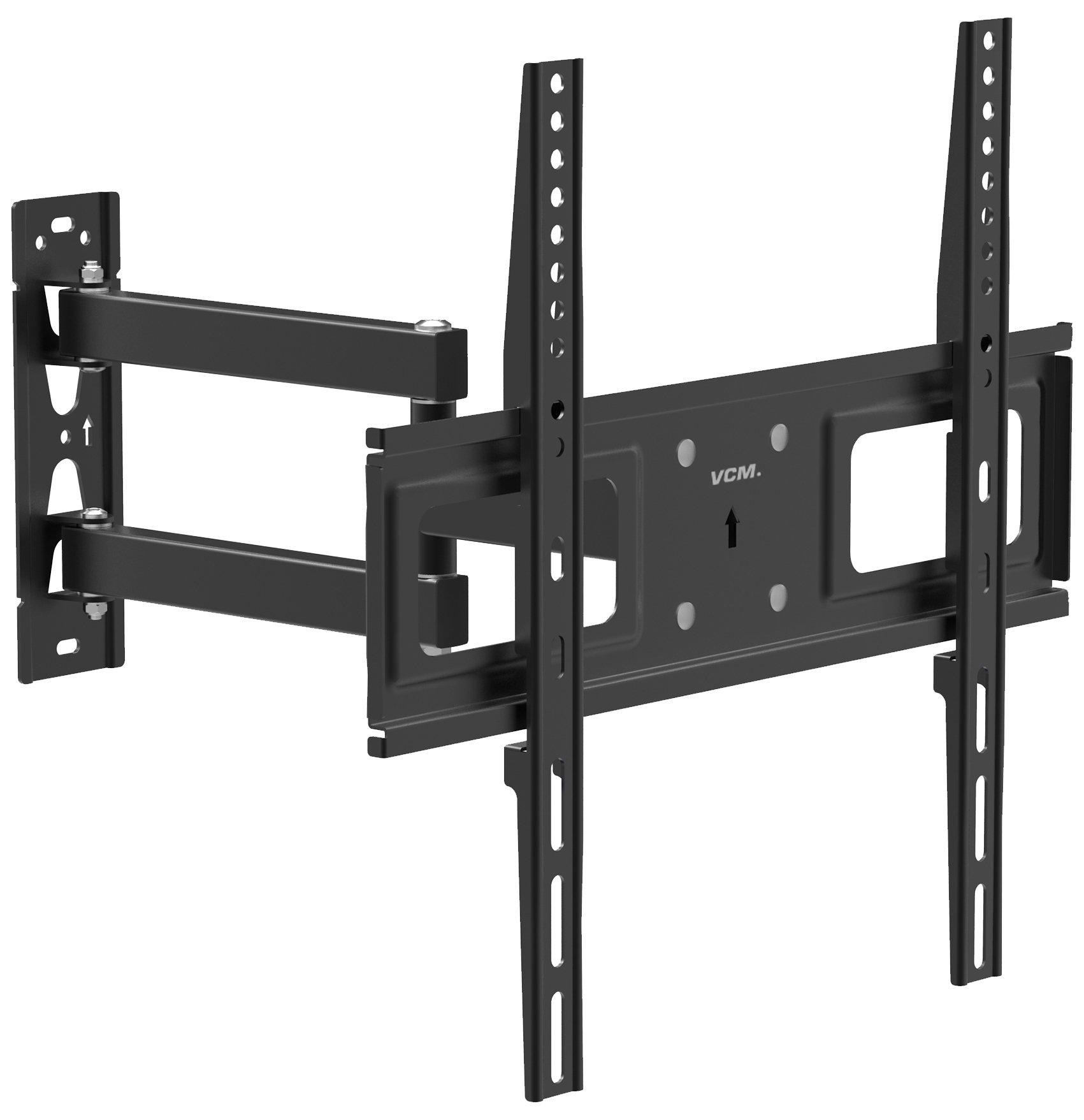 VCM Universal TV Halterung | VESA Wandhalterung | Halter ausziehbar schwenkbar neigbar | Belastbarkeit bis zu 25kg - B-SN400  