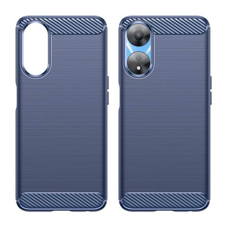 Cover-Discount  Oppo A58 5G / A78 5G - Cover In Metallo Carbon Look 