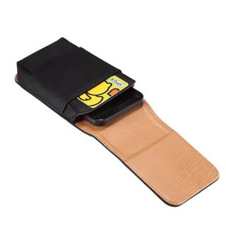 Cover-Discount  Nylon - cuir sacoche ceinture avec porte carte noir / M 