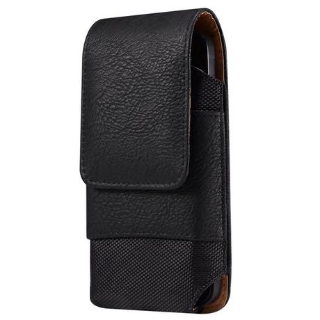 Cover-Discount  Nylon - cuir sacoche ceinture avec porte carte noir / M 