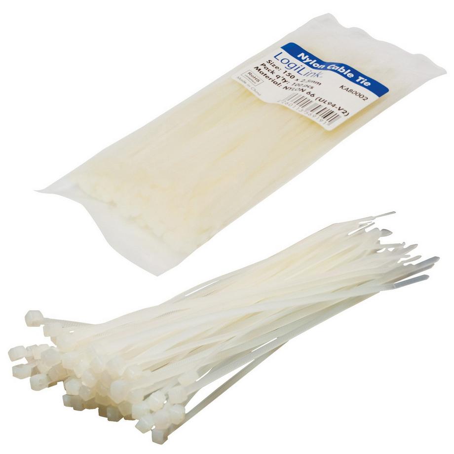 LogiLink  Kabelbinder 150x2,5mm 11kg 100St 