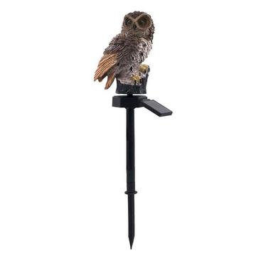 Lampe de jardin solaire - Hibou - LED