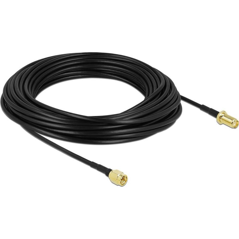DeLock  DeLOCK Cavo antenna SMA maschio per SMA femmina LMR/CFD100 15 m low loss 