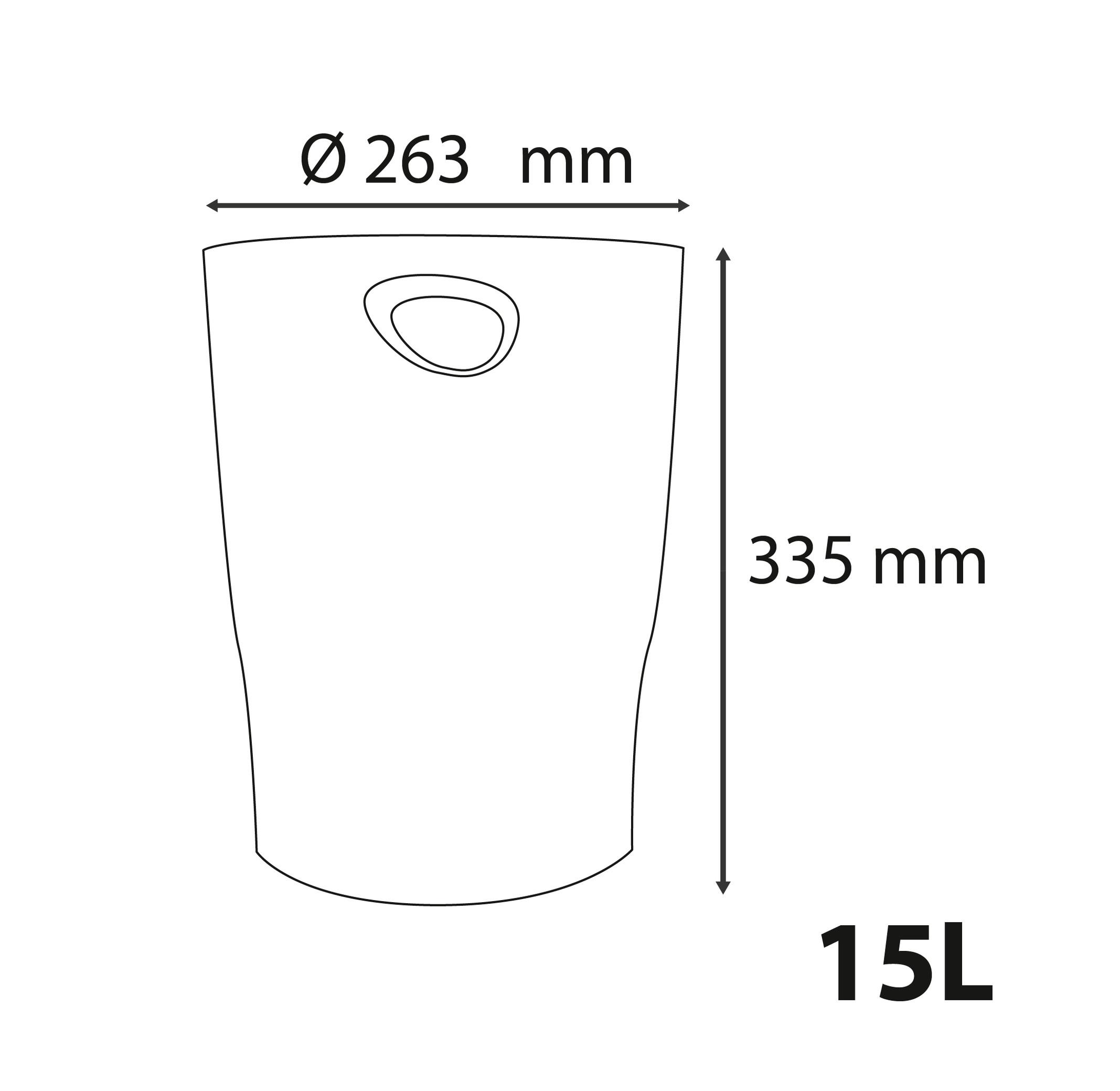 Exacompta Cestino gettacarte Ecobin Forever - x 8  