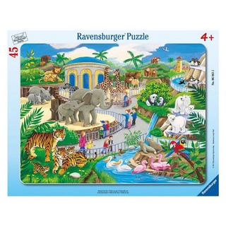 Ravensburger  Puzzle Besuch im Zoo (45Teile) 