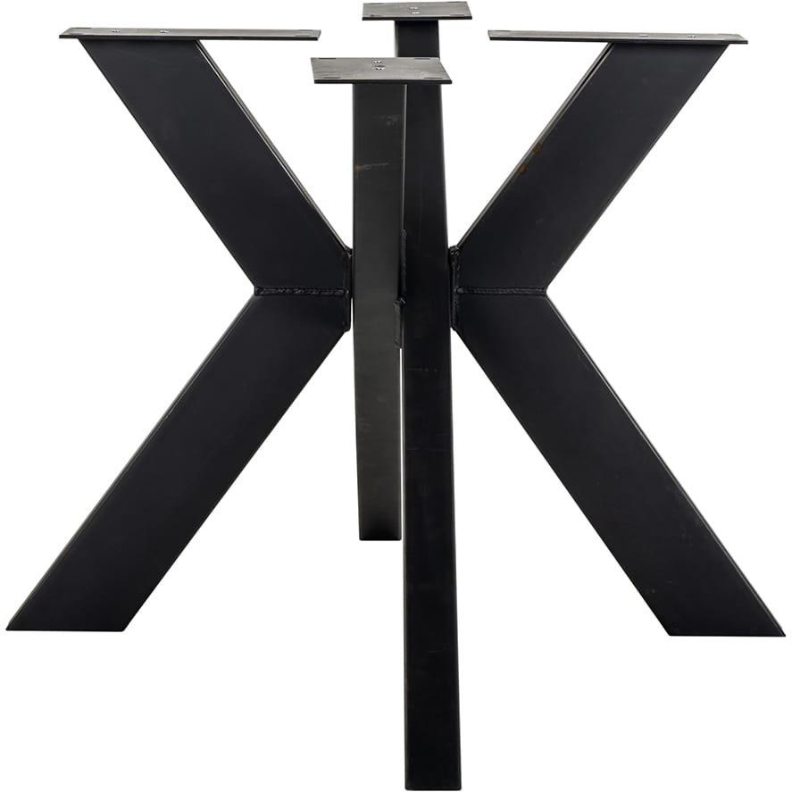 mutoni Cadre de table Industrial Spider noir  