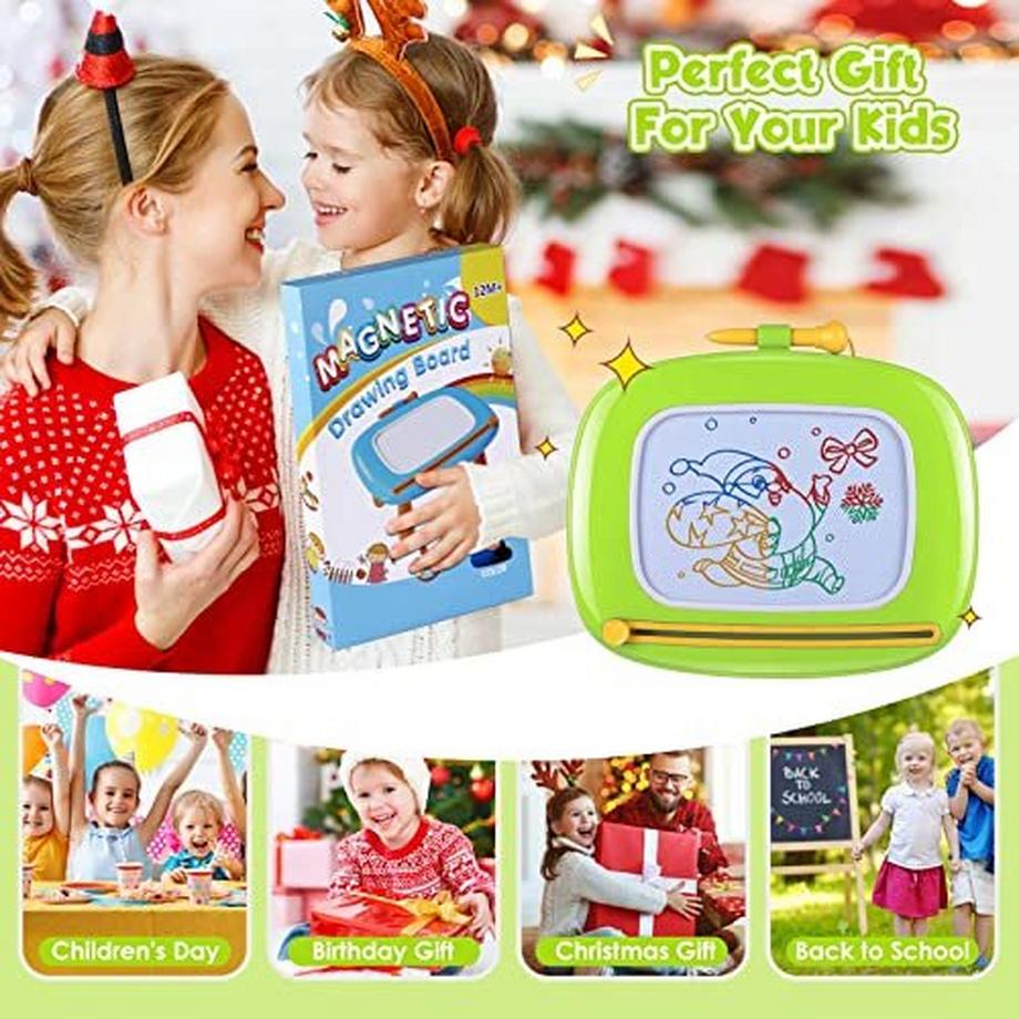 Activity-board  Magnetische Maltafel Magic Board für Kinder, bunte löschbare Magnettafel Zeichentafel mit Beinen 